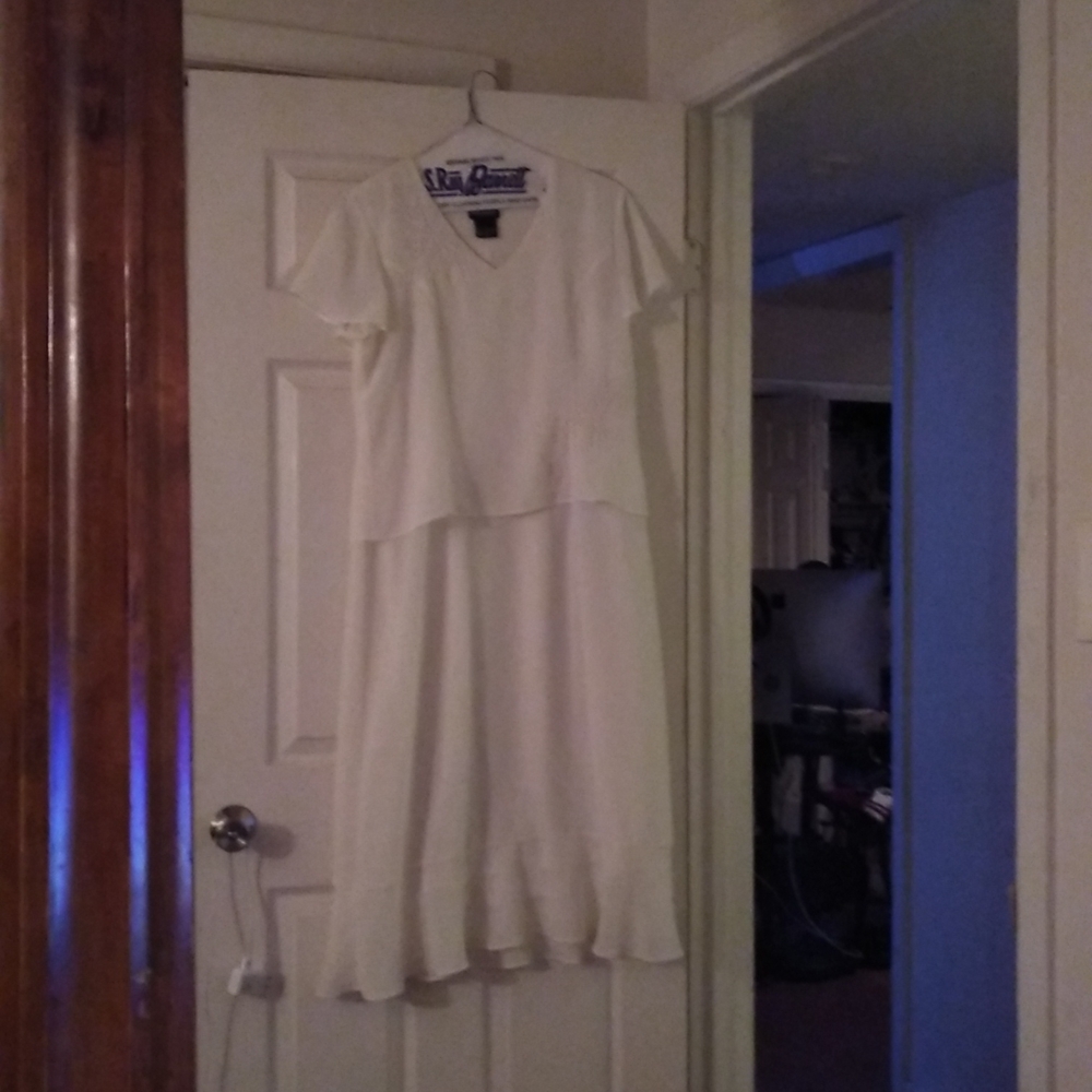 White dress has own top